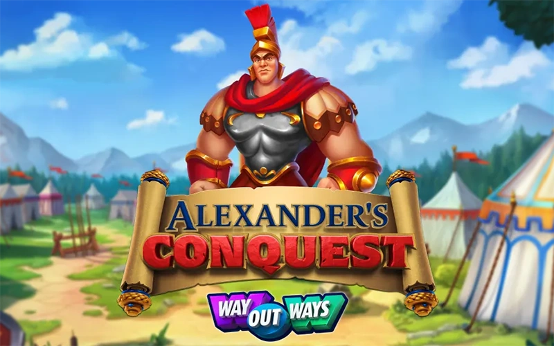Juega a la exclusiva tragaperras Alexander's Conquest en Pin-Up Casino.