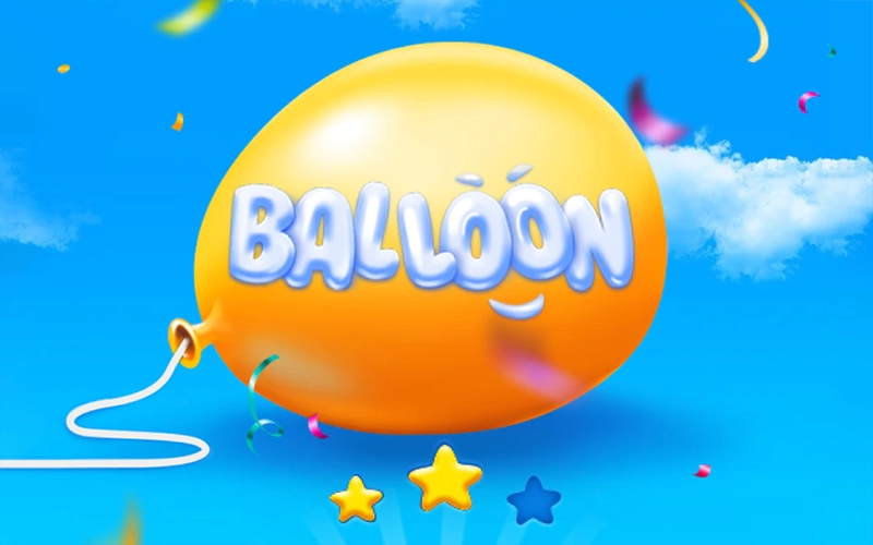 Predice cuándo estallará el globo en el juego Balloon en Pin-Up Casino.