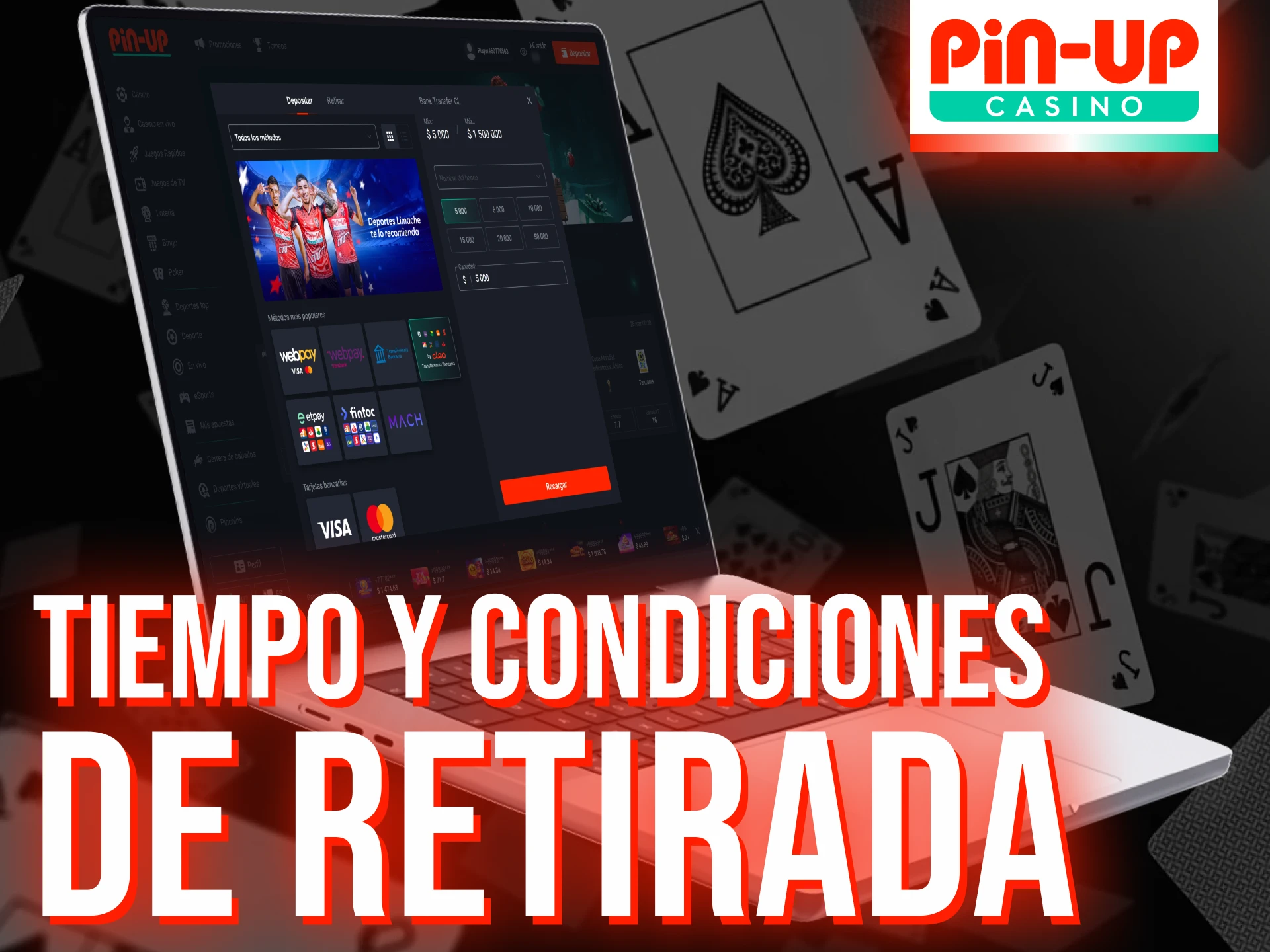 Retira tus ganancias fácilmente en Pin Up Casino.