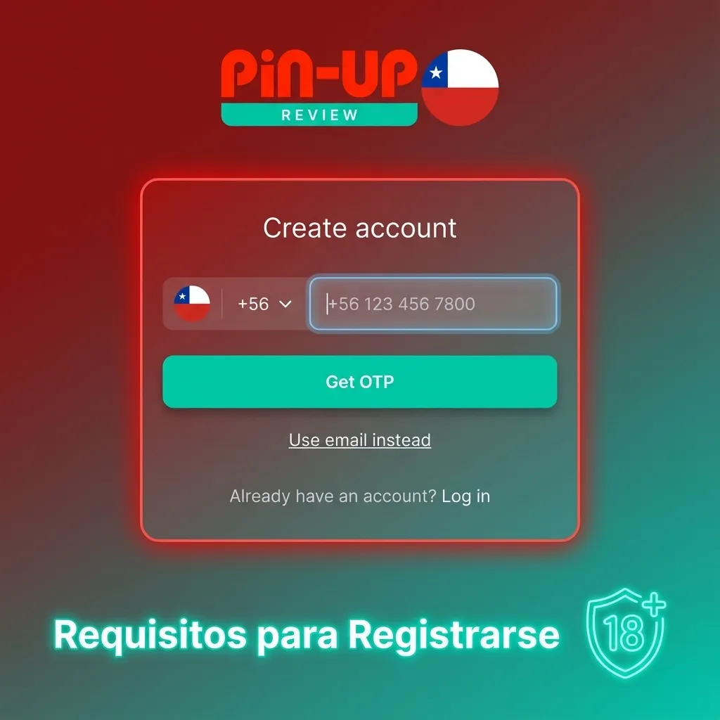 Requirements list for casino registration including age verification, identity documents, and account rules in Chile