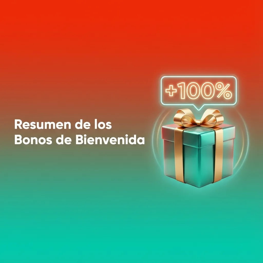 Tabla resumen de bonos de bienvenida para nuevos jugadores en Chile con porcentajes, montos máximos y requisitos de apuesta
